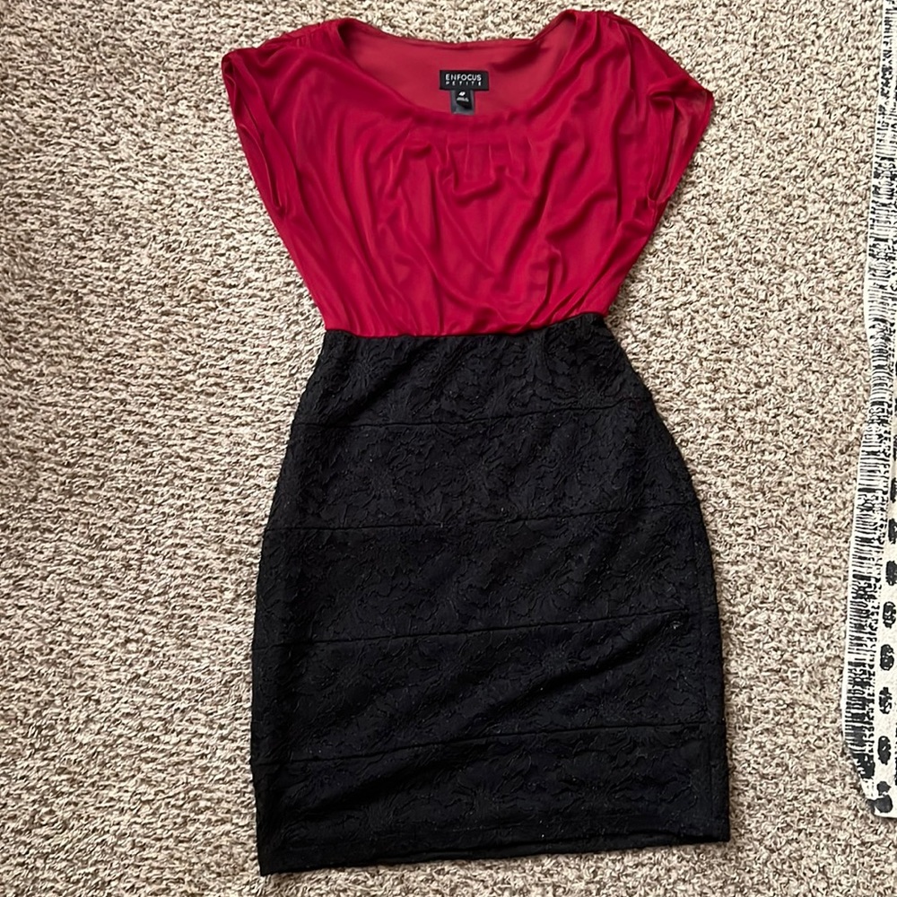 Red formal wear